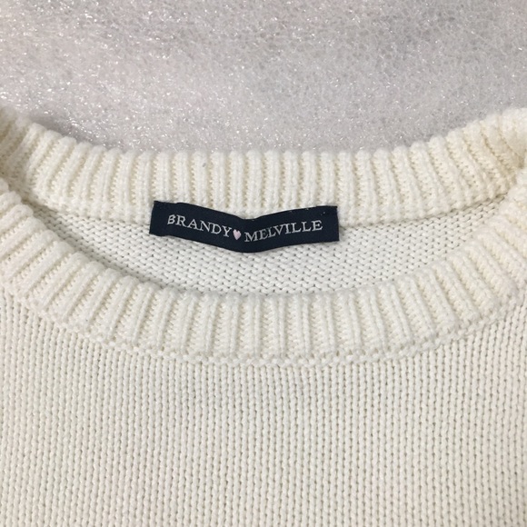 SOLD! Brandy Melville Bernadette Striped Sweater Knit - Picture 8 of 16